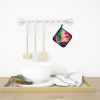 Colorful Azaleas Pair of Pot Holders Kitchen Heat Resistant Pot Holders Sets Oven Hot Pads for Cooking Baking BBQ, 7 1/2 x 7 1/2