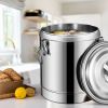 SOGA 35L Stainless Steel Insulated Stock Pot Dispenser Hot & Cold Beverage Container With Tap