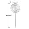 1pc Strainer Spoon; Solid Stainless Steel Spider Strainer Skimmer Ladle; For Cooking And Frying; Kitchen Utensils Wire Strainer Pasta Strainer Spoon;