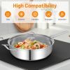 Pots and Pans Set with Handles for Household