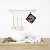 Moose Christmas Pair of Pot Holders Kitchen Heat Resistant Pot Holders Sets Oven Hot Pads for Cooking Baking BBQ, 7 1/2 x 7 1/2