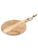 Handmade Round Wooden Chopping Board for Kitchen | Vegetable Cutting Wooden Board