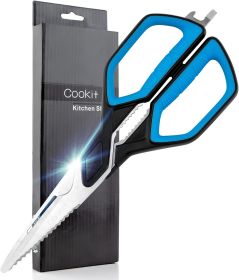 Kitchen Scissors Cook it Kitchen Shears Heavy Duty Stainless Steel Chef Shears Utility Come Apart Food Shears For Chicken Poultry Fish Meat Vegeta (Option: Shear)