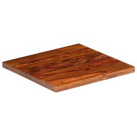 VIDA XL Serving Tray Solid Sheesham Wood 19.7"x19.7" (Option: as picture)