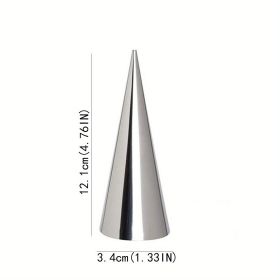 3 pcs Set Stainless Steel Horn Bread Mold, Household Baking Tool, Oven Baking Tool, Kitchen Accessories (Quantity: 3 Piece Set)