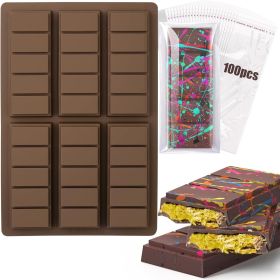 Pack of 2 Chocolate Molds, Silicone Chocolate Mould (Color: Style 2)