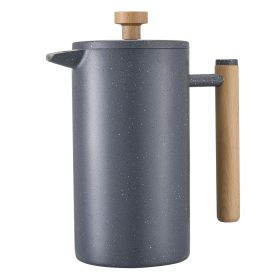 VEVOR French Press Coffee Maker, 34 Ounce 1 Liter Stainless Steel Coffee Press Tea Maker with Filter (Default: Default)