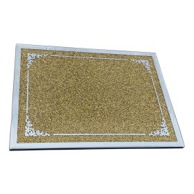 Ambrose Exquisite Glass Serving Tray in Gift Box (Color: as Pic)
