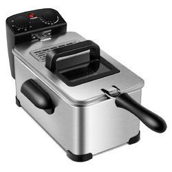 3.2 Quart Electric Stainless Steel Deep Fryer with Timer (SKU: EP24459US)