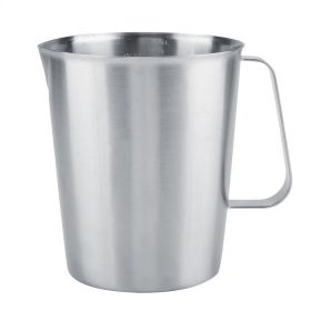 2000 ml Large Stainless Steel Measuring Cup Mug Milk Frothing Pitcher Jug for Latte Coffee Art (Option: as picture)