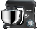 Stand Mixer, Stainless Steel Mixer 6.5-QT, kitchen Mixer 6-Speeds Tilt-Head Food Mixer with Dough Hook, Wire Whip & Flat Beater