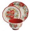12-Piece Dinnerware Set, Teal