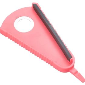 Multi Function Can Opener Non Slip Handle Multi-function Bottle Opener Portable Twist Off Lid Quick Opening for Children Elderly (Ships From: China, Color: pink)