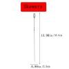 6/12pcs Stainless Steel Skewers; BBQ Needle Sticks; Metal Skewers For Meat Shrimp Chicken Vegetable Outdoor Cooking