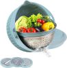 4-1 Colander with Mixing Bowl Set - Fruit Washing Bowls