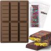 Pack of 2 Chocolate Molds, Silicone Chocolate Mould
