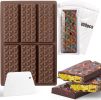 12 Cavities Chocolate Bar Mold Deep with Bags Scraper