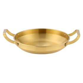 Double Ears Pan Seafood Rice Pan Fried Chicken Tray (Type: 24cm, Color: Gold)