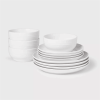 12pc Stoneware Westfield Dinnerware Set