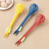 1 pc Multifunctional 3-in-1 Egg Whisk Food Holder Noodle Holder Baking Tool Egg Stirrer Manual Whisk 1 Pack 11.02'' × 2.76''