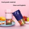 Portable Electric Fruit Juicer Rechargeable Mini Juicer Small Fruit Household Automatic Portable Travel Juicer Easy To Clean Rechargeable Small Fruit