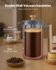 VEVOR French Press Coffee Maker, 34 Ounce 1 Liter Stainless Steel Coffee Press Tea Maker with Filter